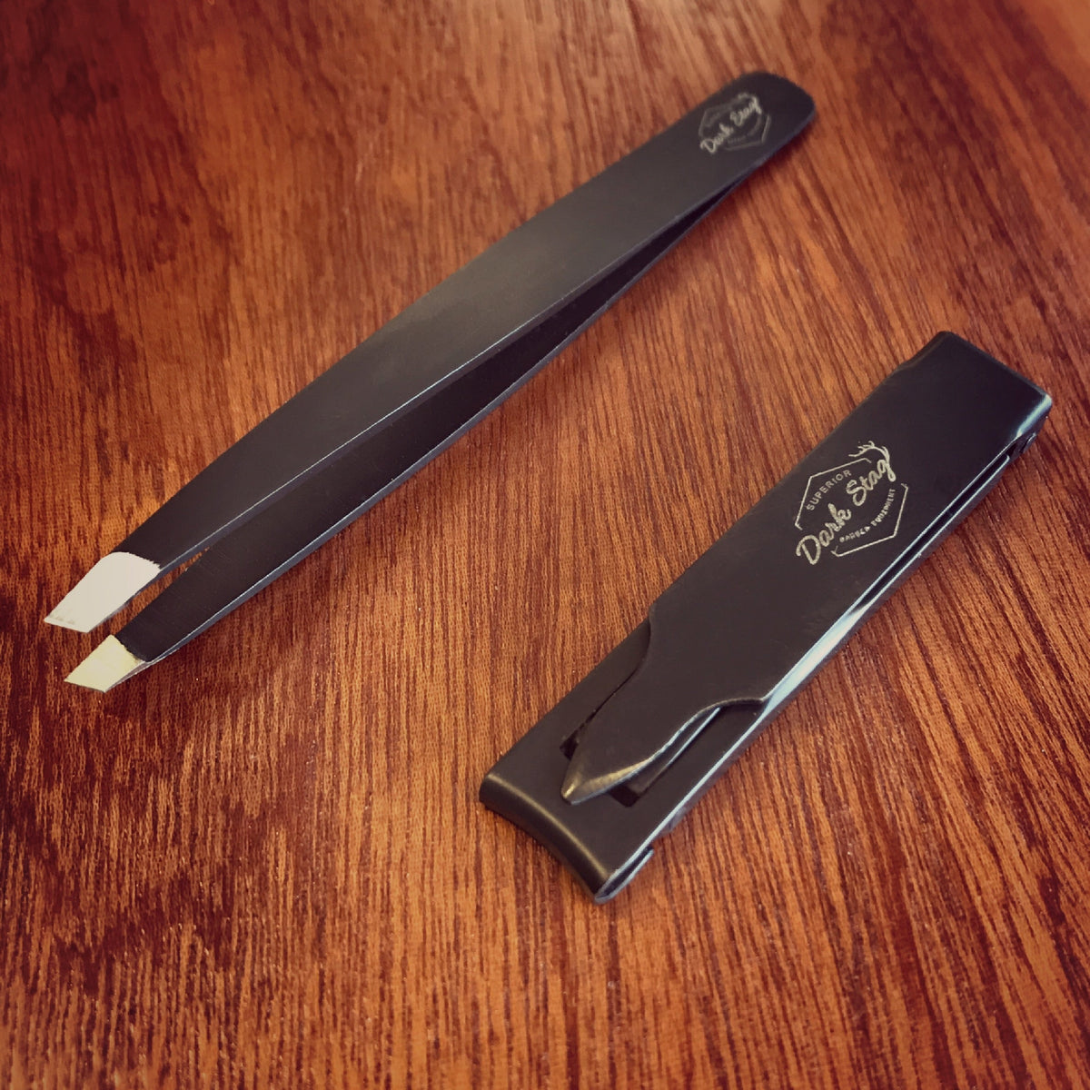 The Dark Stag Men's Tweezers and Nail Clipper