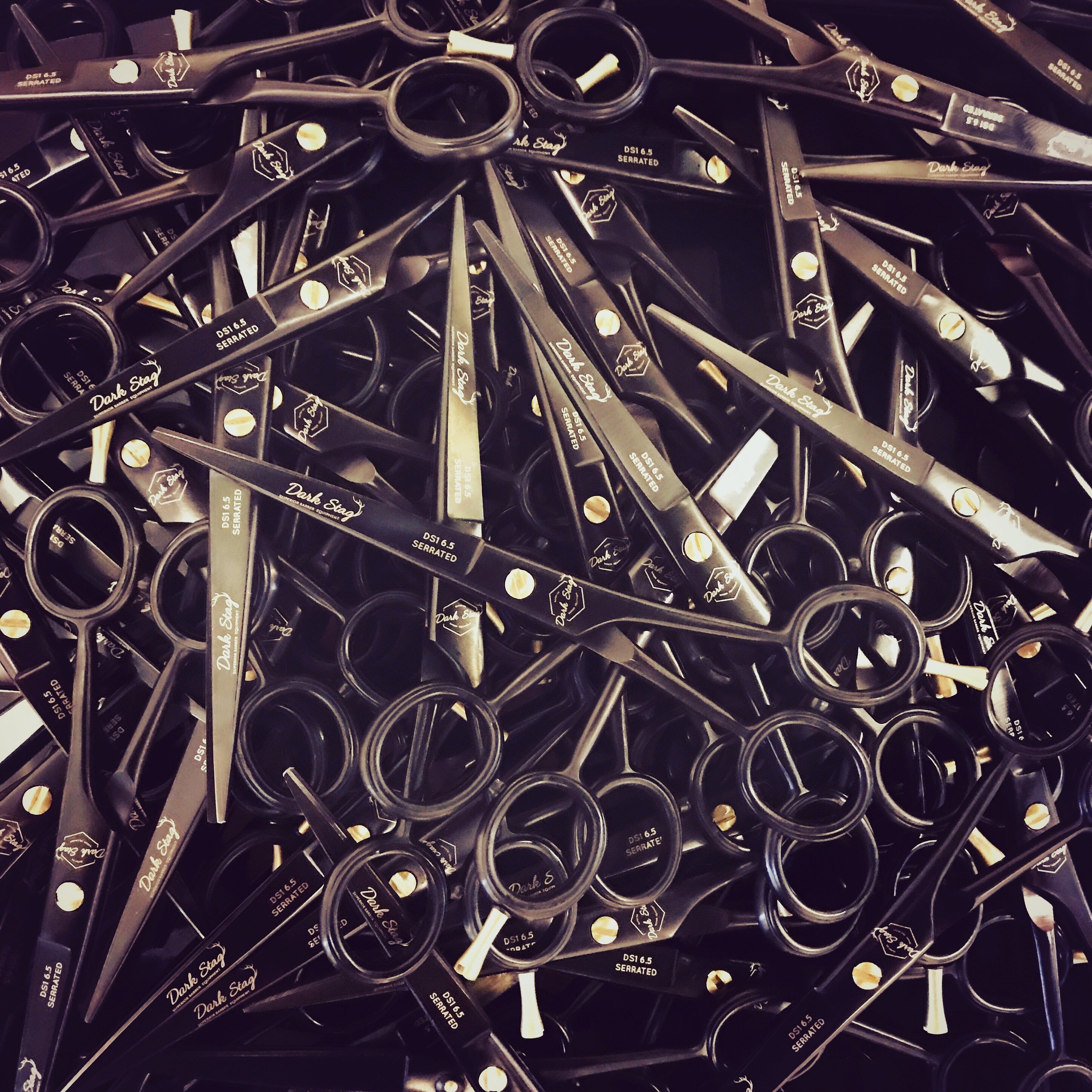 New DS1 Black+Gold barber scissor in Sally Salon Services