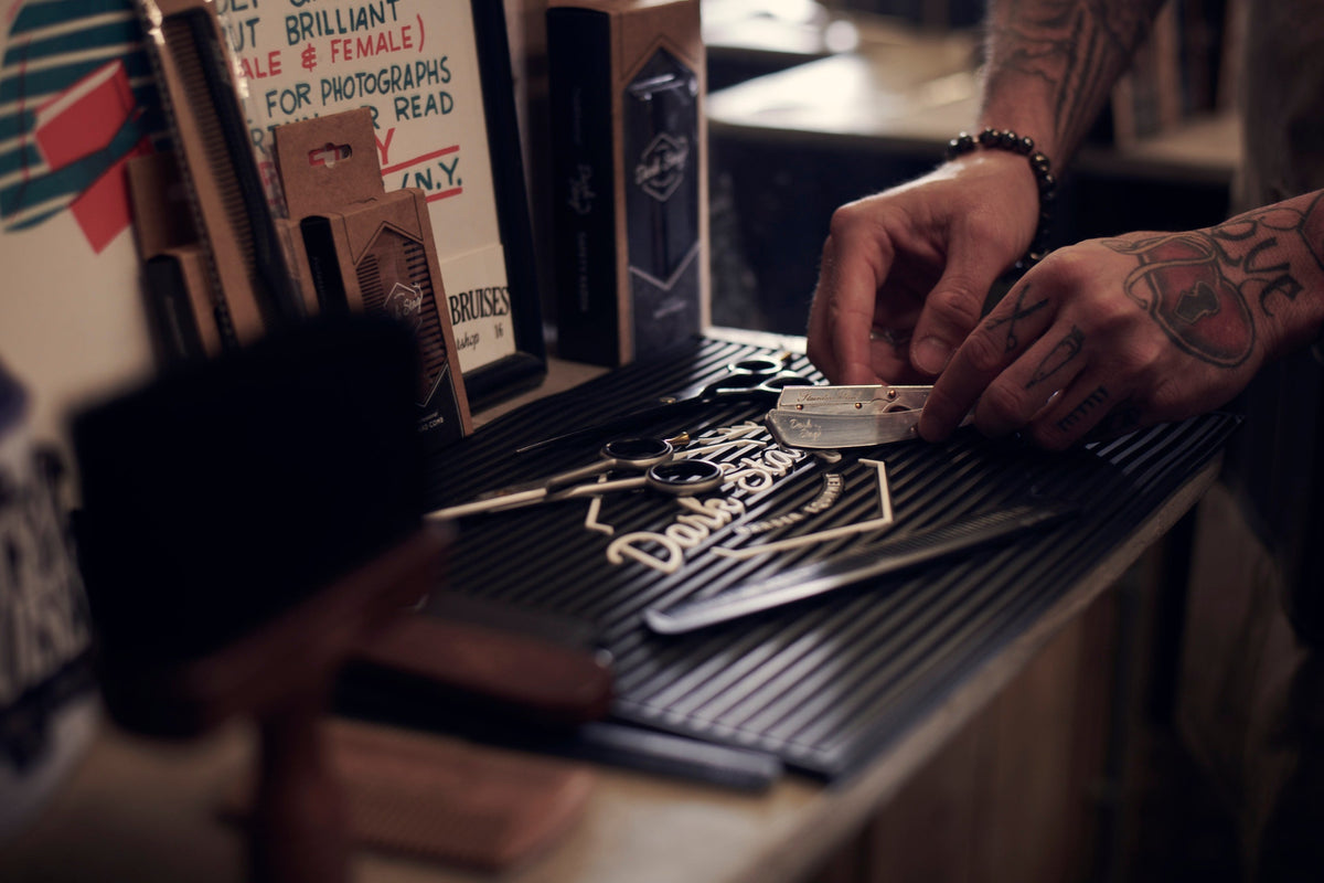 Dark Stag Rubber Barber Station Mat